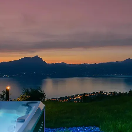 شقة La Terrazza Sul Garda توري ديل بيناكو